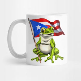 Coqui Frog Puerto Rico Flag Mug